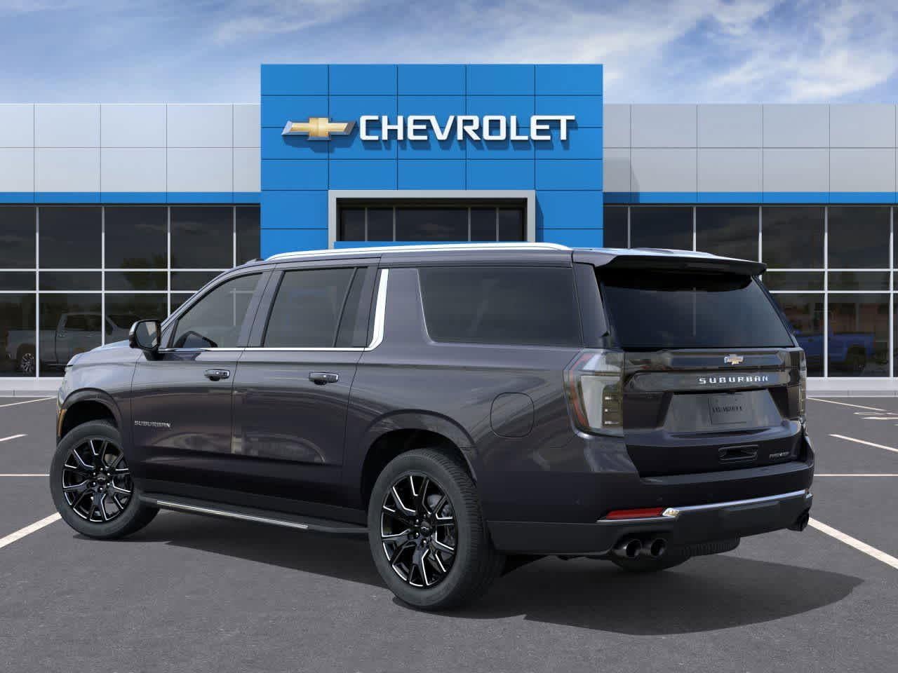 2026 Chevrolet Suburban — rear three-quarter view