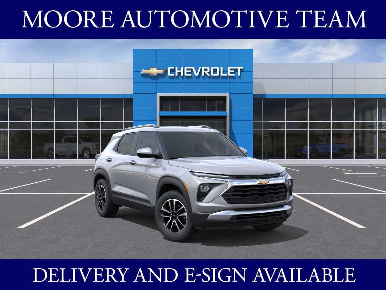 2026 Chevrolet Trailblazer LT in Sterling Gray Metallic — front three-quarter view